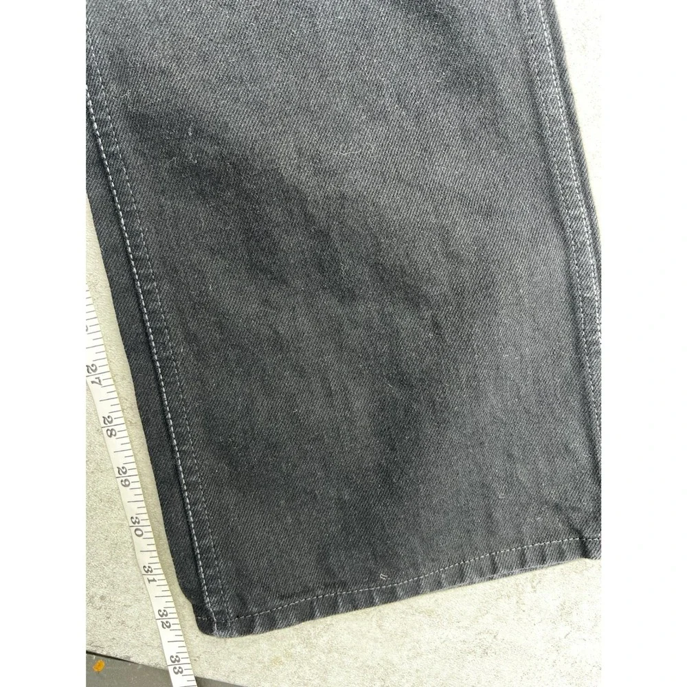 FRAME Le Italien Flare Jeans Noir‎ Black High Rise Rigid Cotton Italy 26 x 32